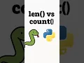 Python len vs count Explained in 1 Minute Beginner Trick
