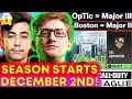 CDL Schedule REVEALED Early Start OpTic Major 3 Domination