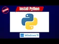 How to install python on windows 11 Latest 2026 Python on Windows in 2026