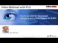 Hitex Webinar with PLS How to use UDE for trace based debugging and runtime analysis for AURIX