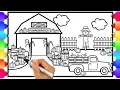 How to Draw a Pumpkin Patch for Kids Easy Fall Coloring Pages