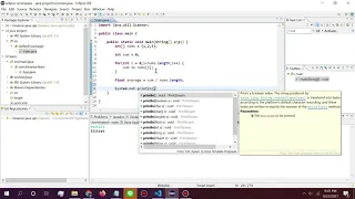 Java Program to Calculate average using Array