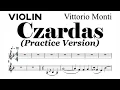 Download Lagu Czardas Violin Sheet Music Backing Track Play Along Partitura