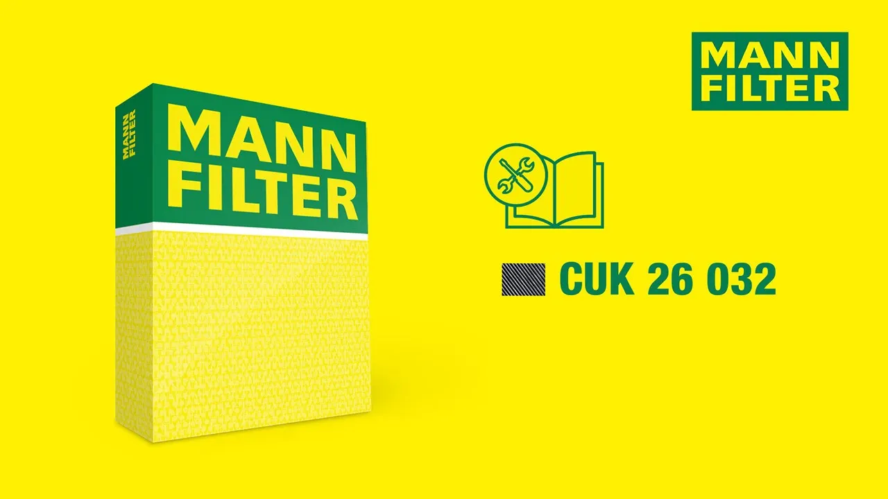 How to change a cabin air filter by MANN-FILTER | CUK 26 032