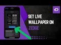 How To Set Live Wallpaper On IPhone From Zedge