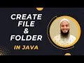How to Create Directory and File Using Files Class in Java File Handling in Java