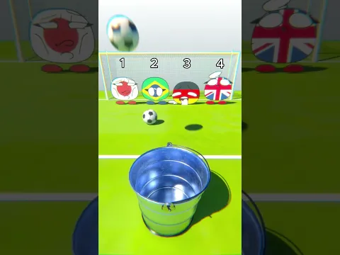 Who Win?⚽ #shorts #countryballs #countrygirl