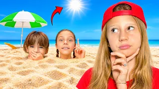 Настя учит детей хорошим манерам