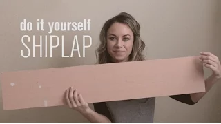 DIY SHIPLAP TUTORIAL How to plank your walls the easy inexpensive way