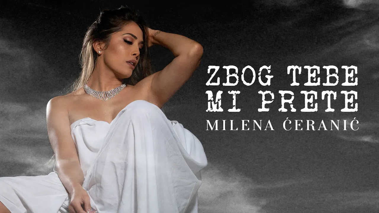 MILENA ĆERANIĆ - ZBOG TEBE MI PRETE (OFFICIAL AUDIO)