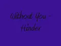 Without You - Hinder