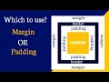 css padding vs margin