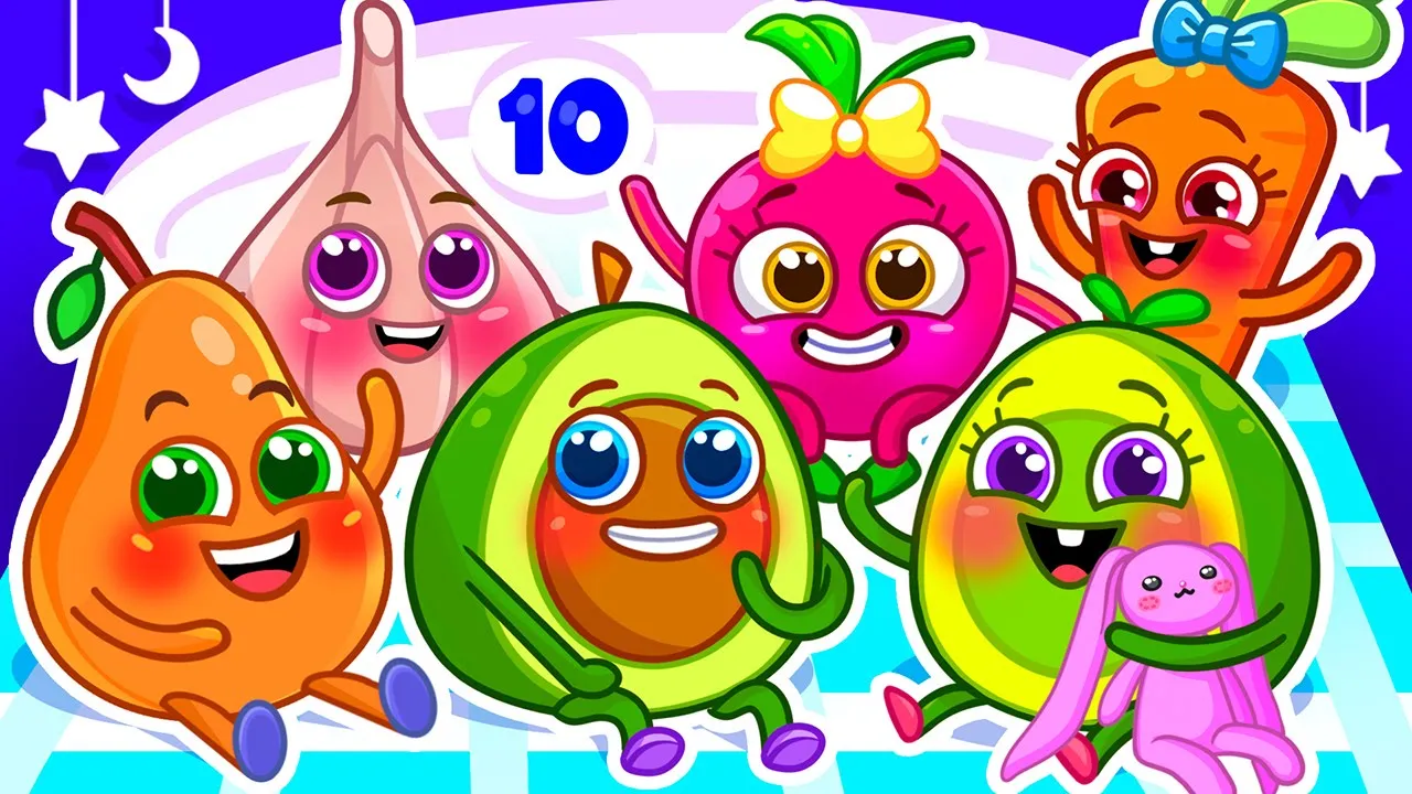 Ten In Bed Song 😴💤 Count To Ten Song 🔟 II VocaVoca🥑 Kids Songs & Nursery Rhymes