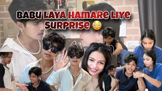 Babu Laya hamare liye Surprise 😳 #rajjufam #youtube #love #funny #comedy #vlog 