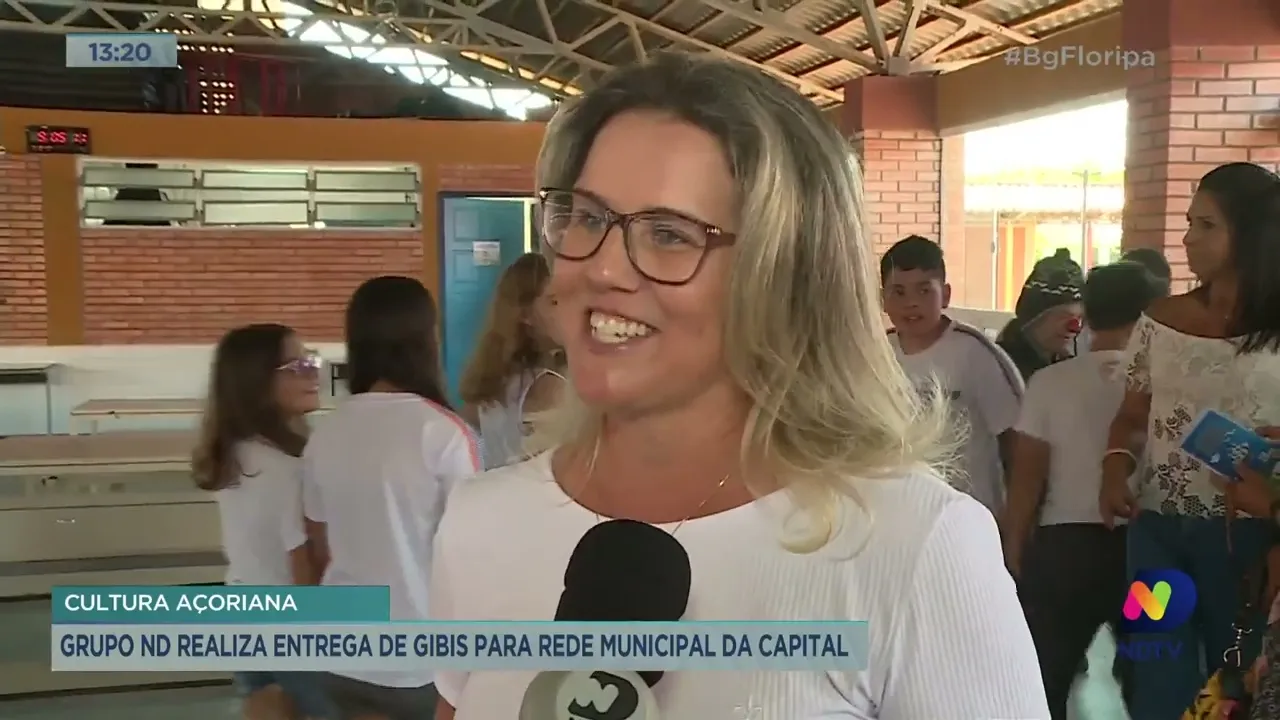 Grupo ND realiza entrega de gibis para rede municipal de Florianópolis