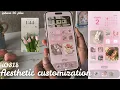 iPhone Aesthetic Customization lockscreen widgets app icons pinterest inspired iOS18