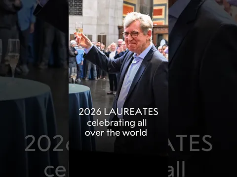 2026 laureates celebrating all over the world! #nobelprize