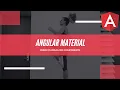 Angular Material Tutorial - Standalone Components