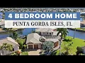 Luxury Waterfront Estate Courtyard-Style Home Casita Oversized Tip Lot Punta Gorda Isles