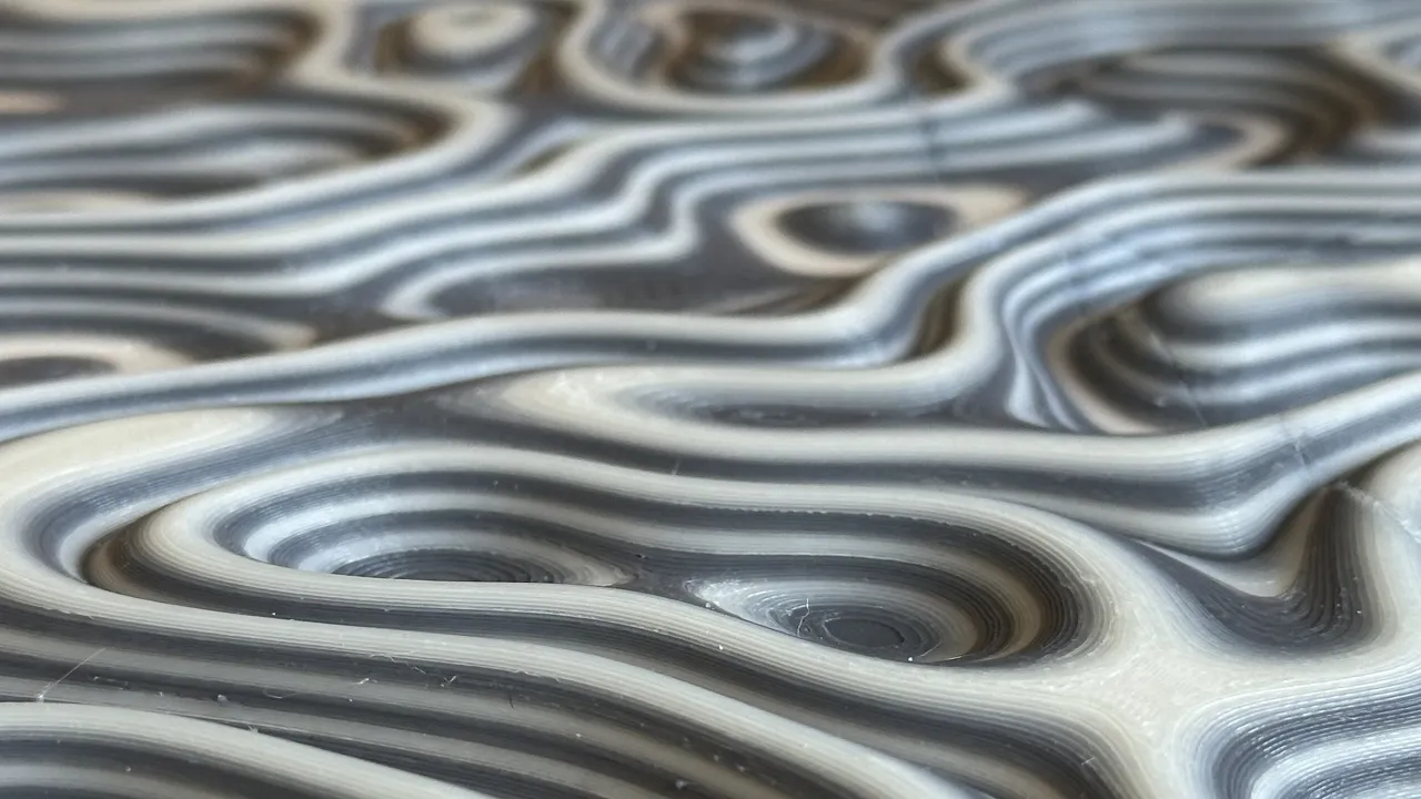 Abstract Topography Panels