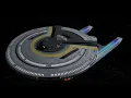 USS Cerritos California class 3D model test - Star Trek Lower Decks