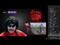 Dr DisRespect almost breaks character w chat reaction
