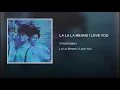 LA LA LA MEANS I LOVE YOU