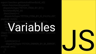 JavaScript tutorial part 2 Variables