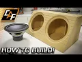 How to build - Wedge Subwoofer Box Enclosure SIMPLE LOUD