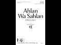 Ahlan Wa Sahlan (Welcome) (SATB, piano, opt. instruments) by Kyle Pederson - Score \u0026 Sound