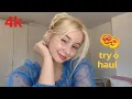 4K Cool Shein Bikini Try On Haul See Everything Sheer Transparent Lingerie See-through Dresses