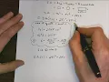 Optimization Example - Min Surface Area of a cylinder given volume PART 1