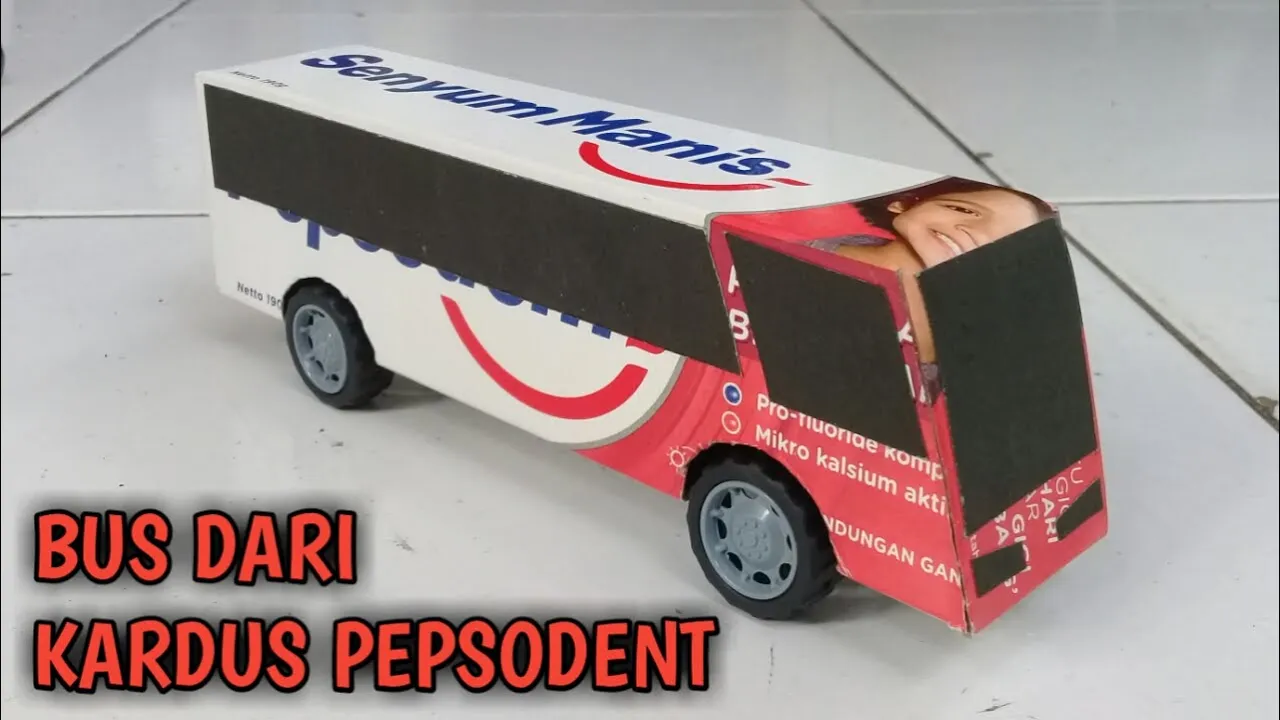 Cara Membuat Miniatur Mobil Pick Up Mistubishi T120SS | Ide Kreatif. 