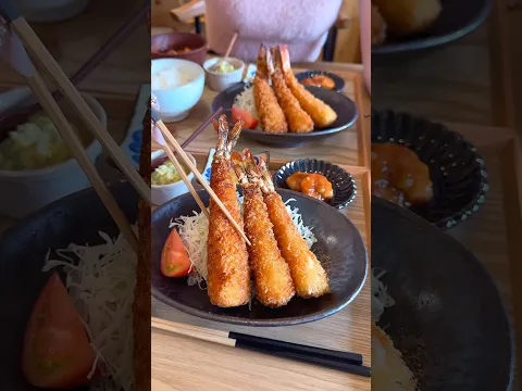 老舗水産会社が営むジャンボ天然エビフライ専門店🍤