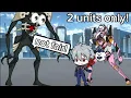 beating the 4th angel with 2 units only