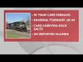 At least 16 freight train cars involved in Portage County derailment
