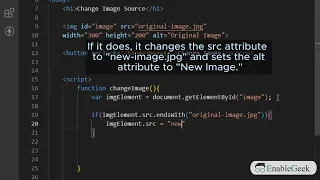 JavaScript Change Image Src JavaScript Tutorial