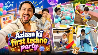 Azlaan kĩ first techno party🥳 | Adnaan07