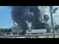 Firefighters battle flames at Conyers mechanic shop