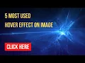 Cool Hover Effect on Image Shine Effect Circle Effect Zoom Effect Rotate Effect - HTML CSS