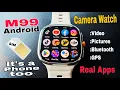 M99 Android Smart Watch Built in Camera Bluetooth GPS SIM Card Make phone calls
