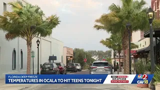Temperatures in Ocala to hit teens tonight