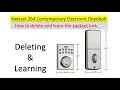 How To Reset And Learn The Kwikset 264 Electronic Deadbolt Door Lock by using the key