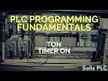 PLC Programming Timers Counters - TON Timer ON Instruction RSLogix Studio 5000