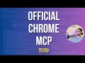 Official Chrome MCP Beats Playwright More Tools Less Tokens