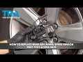 How to Replace ABS Wheel Speed Sensor 2007-2013 Acura MDX