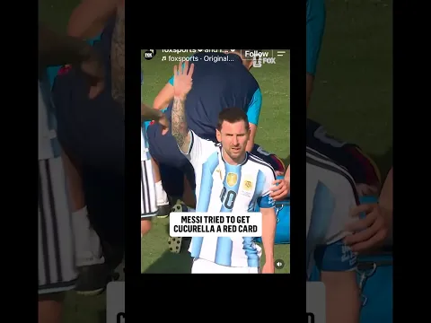 Messi really tried telling on him like a toddler. 🤣