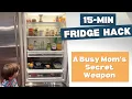 FRIDGE MAKEOVER Game-Changing Hacks Every Busy Mom Needs 15-Minute Solution
