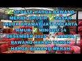 Lagu Minggu 14 Desember 2025 update harga bawang merah grosir pasar induk Kramat jati Jakarta Timur 