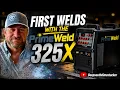 FIRST WELD WITH THE PRIMEWELD 325X ON ALUMINUM